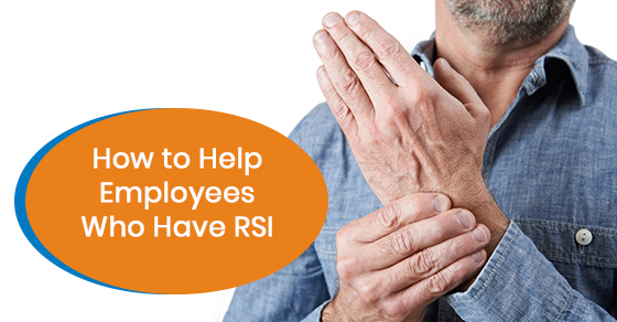 How to deal with RSI at the workplace?