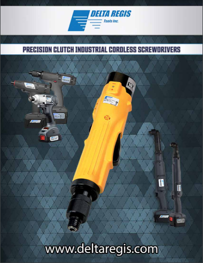 Delta Regis Cordless Screwdriver Catalogue